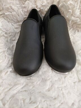 Black Slip-On Tap Shoes